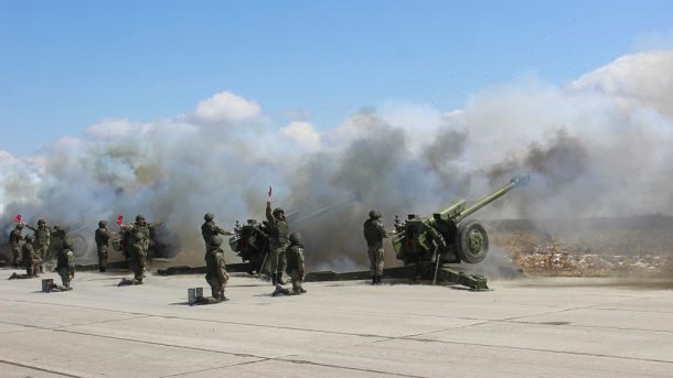 4 травня 2018, 15:18 Переглядів:   РФ забезпечила артилеристів новими боєприпасами