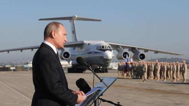 11 грудня 2017, 17:25 Переглядів:   Володимир Путін в Сирії