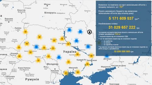 Зараз на карті позначено 797 нелегальних об'єктів продажу палива, але їх фактична кількість перевищує півтори тисячі